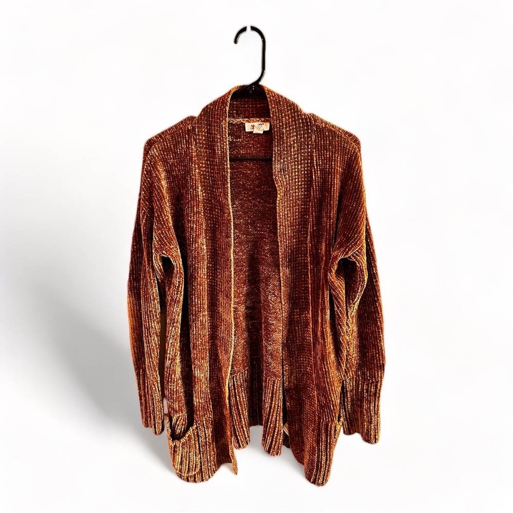 Burnt orange cardigan